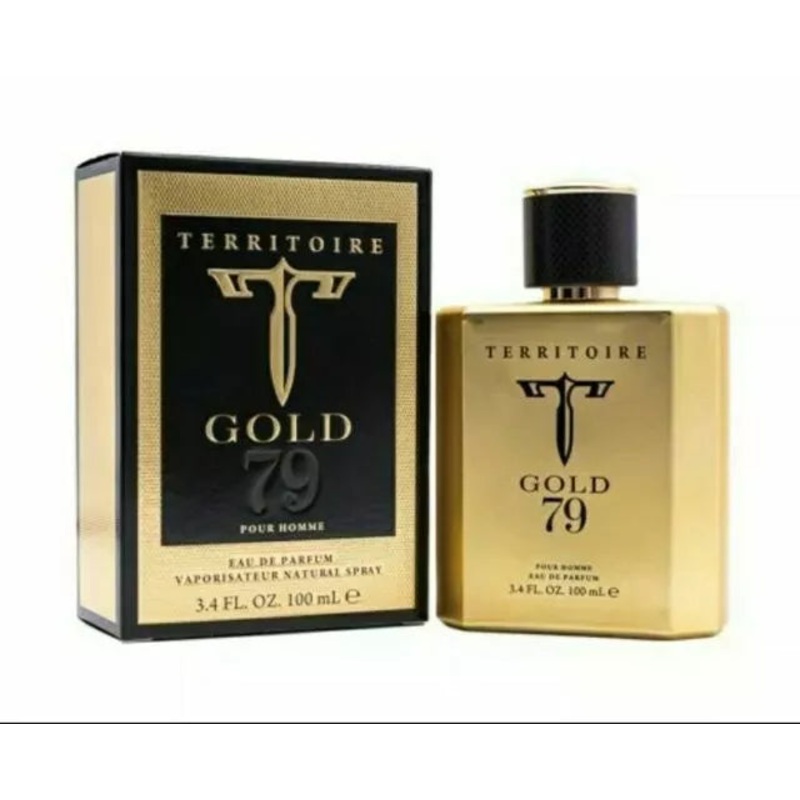 Territoire Gold 79 By  3.4 Oz Eau De Parfum Spray For Men In Box