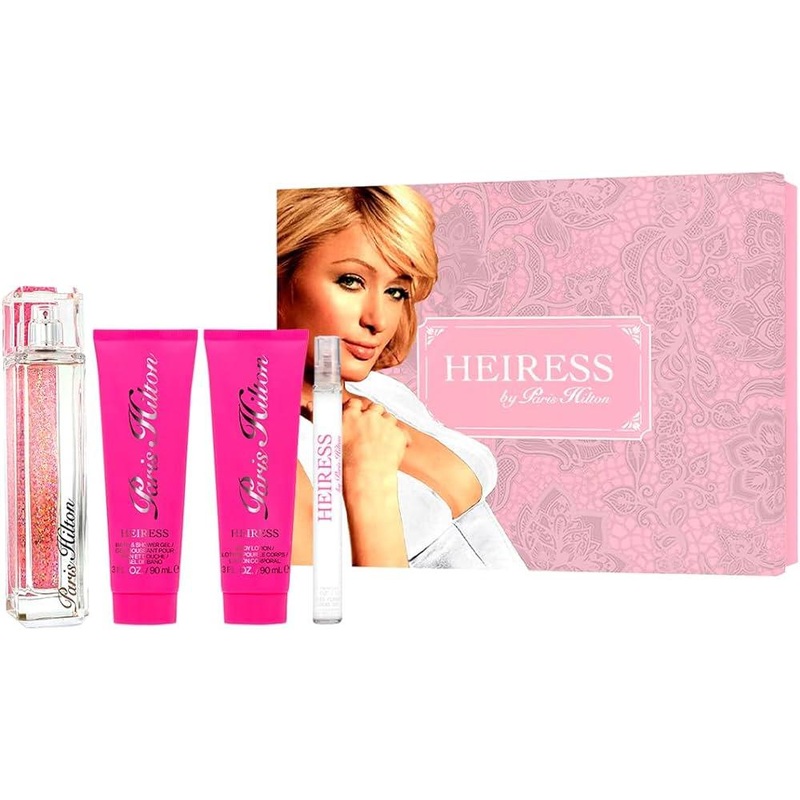 Heiress EDP Gift Set for Women (4PC) 100mL + 10mL mini + 90mL shower gel + 90mL body lotion