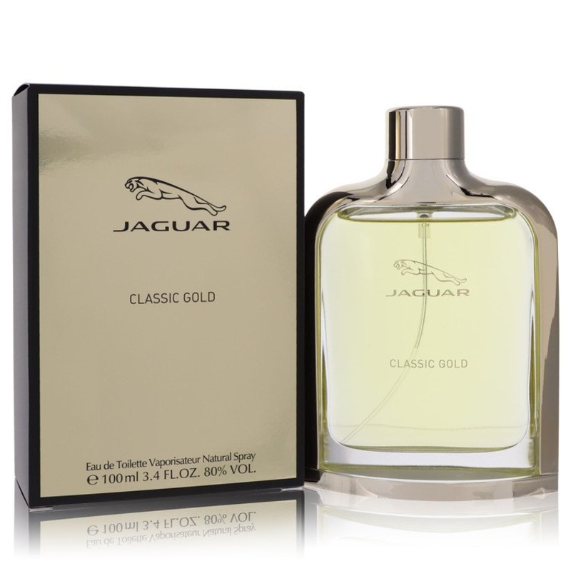 Jaguar Classic Gold EDT Spray 3.4 Oz Cologne by Jaguar for Men