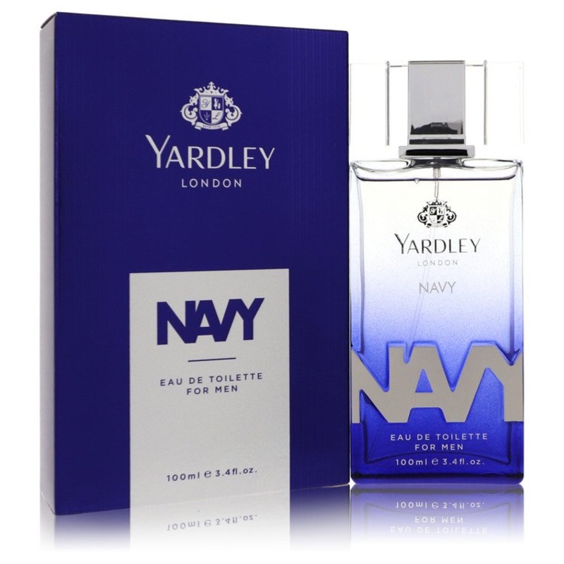 Yardley Navy by Yardley London For Men Eau De Toilette Spray 3.4 oz