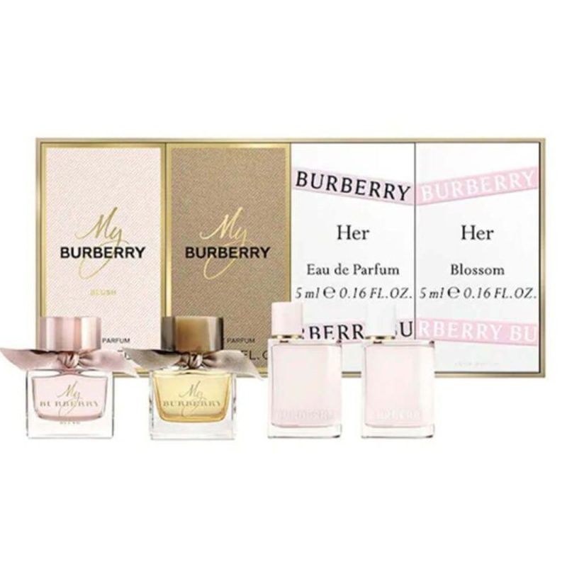Burberry 4 Pc Mini Gift Set by Burberry for Women
