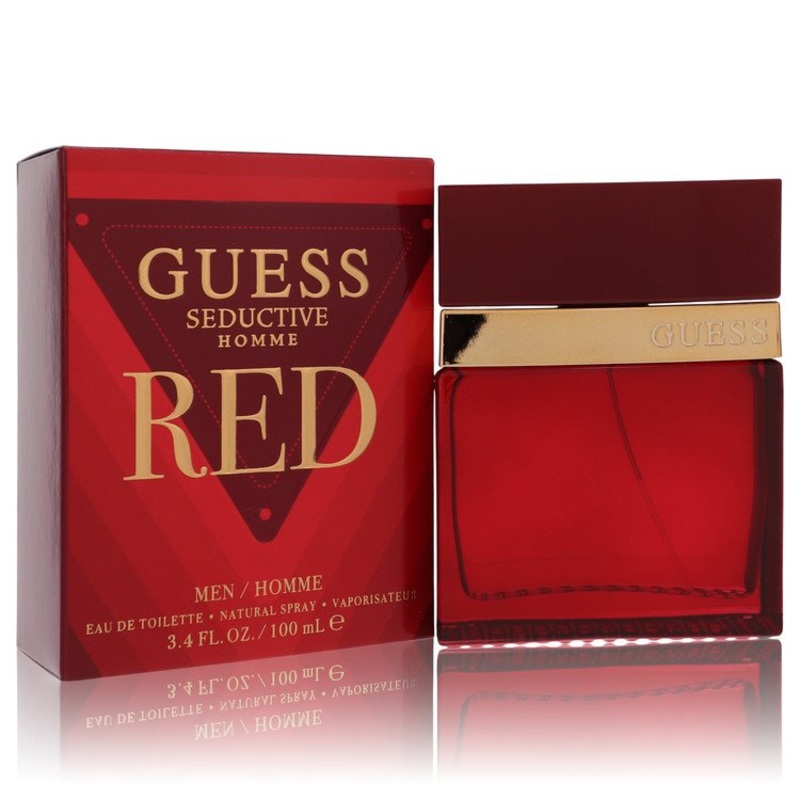 Guess Seductive Homme Red by Guess Eau De Toilette Spray 3.4 oz for Men - Premium Designer Fragrance