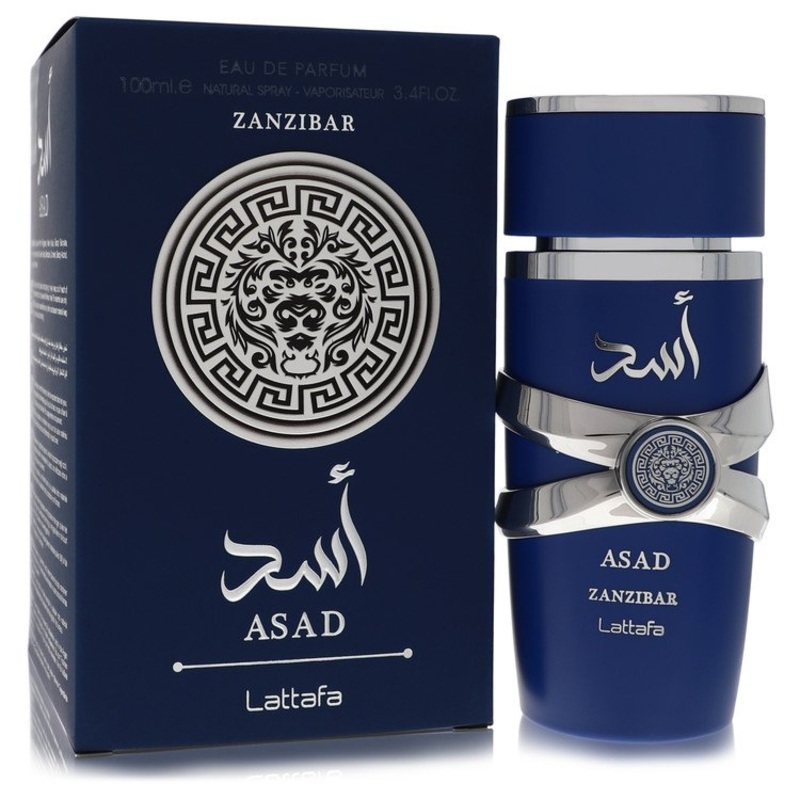 Lattafa Asad Zanzibar by Lattafa Eau De Parfum Spray 3.4 oz for Men - Premium Designer Fragrance