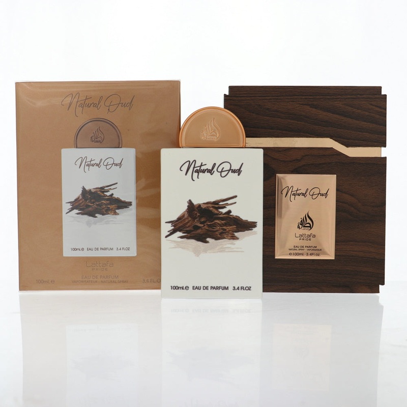 Natural Oud By Lattafa Cologne 3.4 Oz Edp Spray For Men - Box