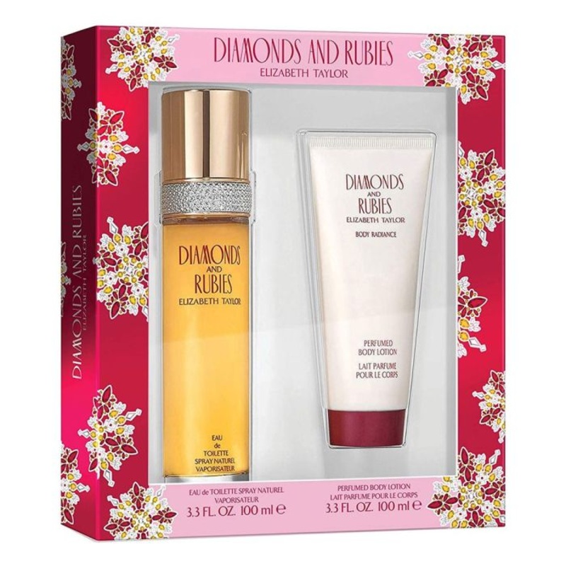 Diamonds & Rubies 2 Piece Set by Elizabeth Taylor for Women