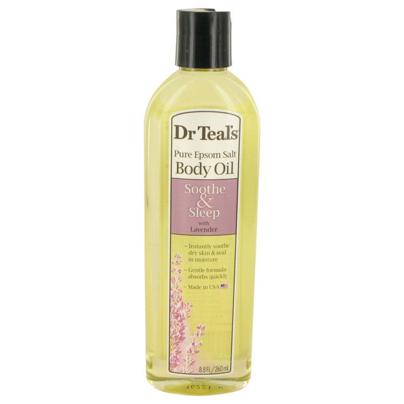 Dr Teal's Bath Oil Sooth & Sleep with Lavender by Dr Teal's For Women Pure Epsom Salt Body Oil Sooth & Sleep with Lavender 8.8 oz