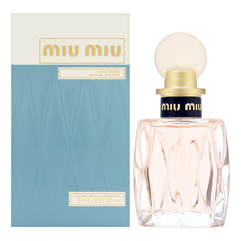 Miu Miu L'Eau Rosee by Miu Miu Parfums for Women 3.4 oz Eau de Toilette Spray