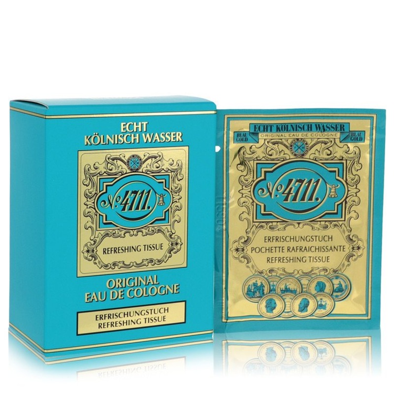4711 by 4711 Lemon Scented Tissues (Unisex)-10 per pk -- for Men - Premium Designer Fragrance