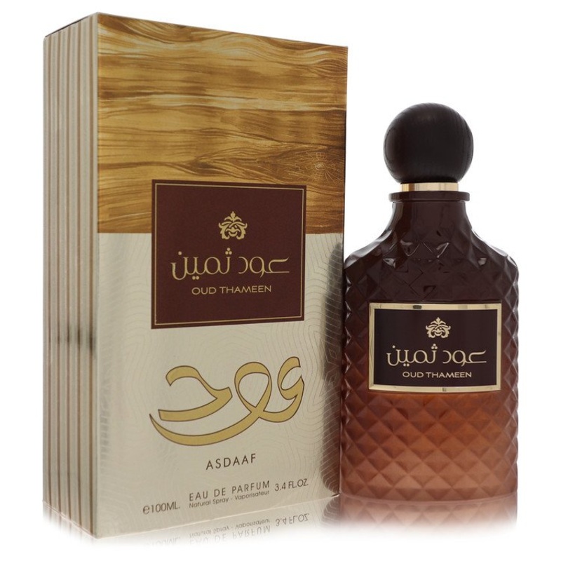 Lattafa Asdaaf Oud Thameen by Lattafa For Men Eau De Parfum Spray (Unisex) 3.4 oz