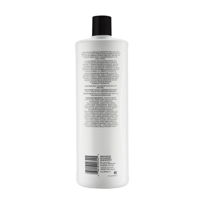 Nioxin System 4  Scalp + Hair Shampoo - Colored|Dry|Damaged Hair 33.8 oz (1 Liter) Default Title