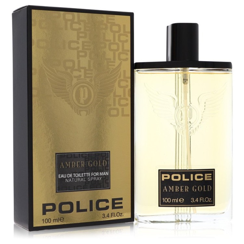 Police Amber Gold by Police Colognes Eau De Toilette Spray 3.4 oz for Men - Premium Designer Fragrance