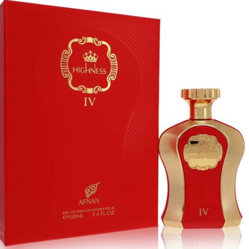 Afnan Highness IV Red Eau De Parfum 3.4 Oz