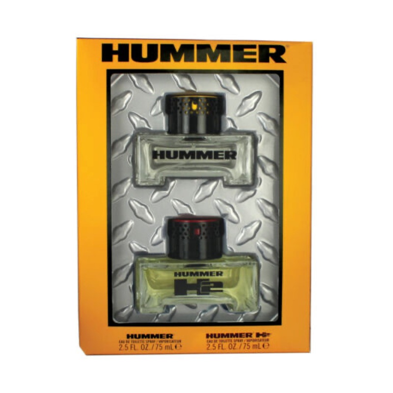 Hummer Dual Gift Set - Hummer Red 75ML EDT Spray + Hummer Yellow 75ML EDT Spray (Men)
