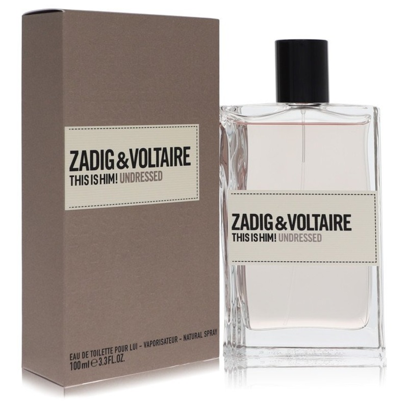 This Is Him Undressed by Zadig & Voltaire Eau De Toilette Spray 3.3 oz for Men - Premium Designer Fragrance