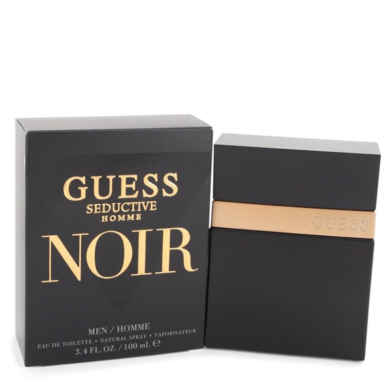 Guess Seductive Homme Noir by Guess For Men Eau De Toilette Spray 3.4 oz