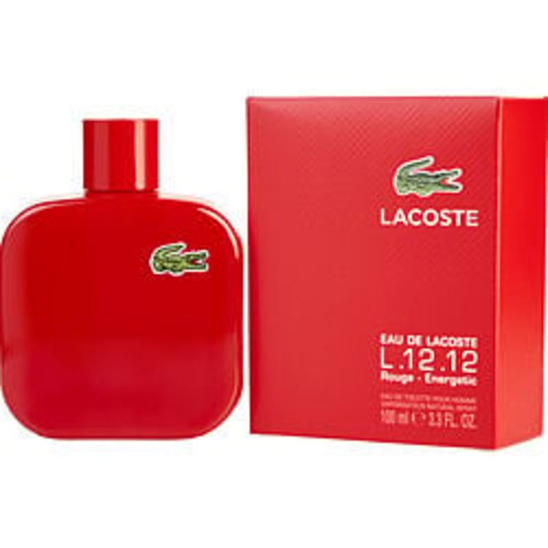 Lacoste Eau De Lacoste Rouge 12.12 M 3.4 Oz Eau De Toilette Spray Red By Lacoste For Men