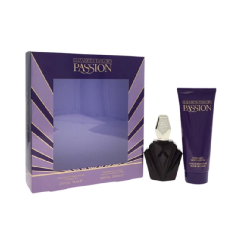 Passion by Elizabeth Taylor - Women Gift Set Gift Set -- 2.5 oz Eau De Toilette Spray + 6.8 oz Body Lotion