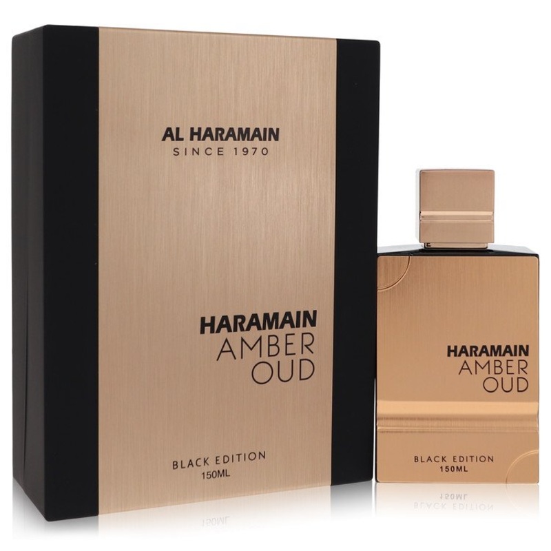 Al Haramain Amber Oud Black Edition by Al Haramain Gift Set For Men Gift Set 5 oz 5 oz Eau De Parfum Spray + 0.34 oz Refillable Spray