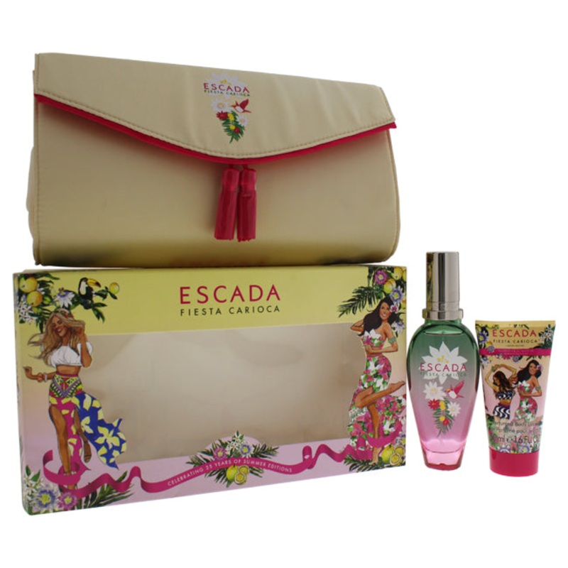 Fiesta Carioca by Escada for Women - 3 Pc Gift Set 1.6 oz.