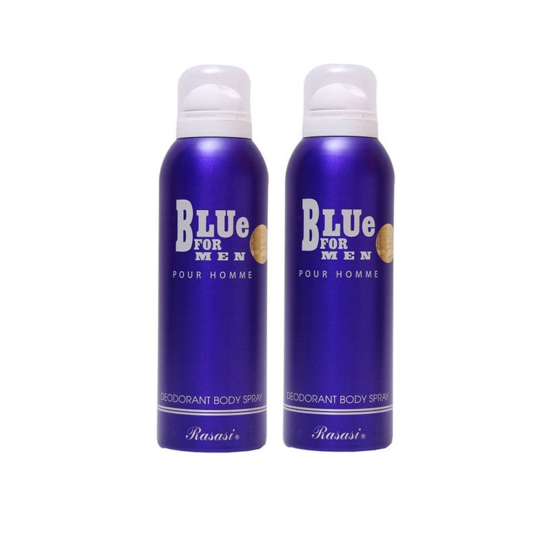 Rasasi Blue Deodorant For Men 200ml Pack of 2