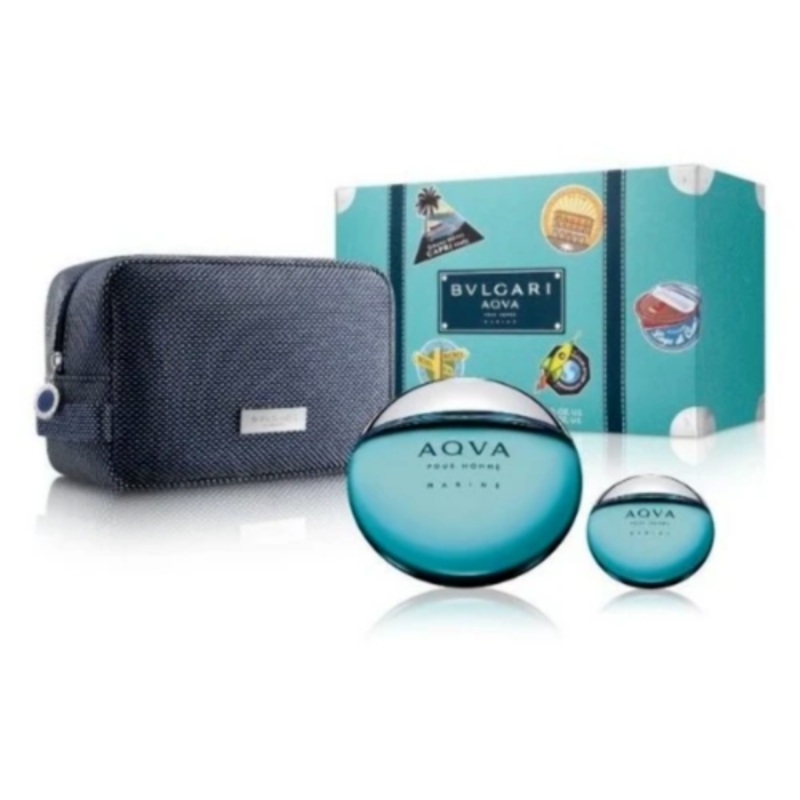 Bvlgari Aqua Marine 3 Piece Gift Set 3 Piece Gift Set With 3.4 Oz EDT