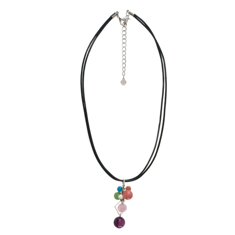 The Purple Door The Emily Necklace PDN-79-F Chalcedony