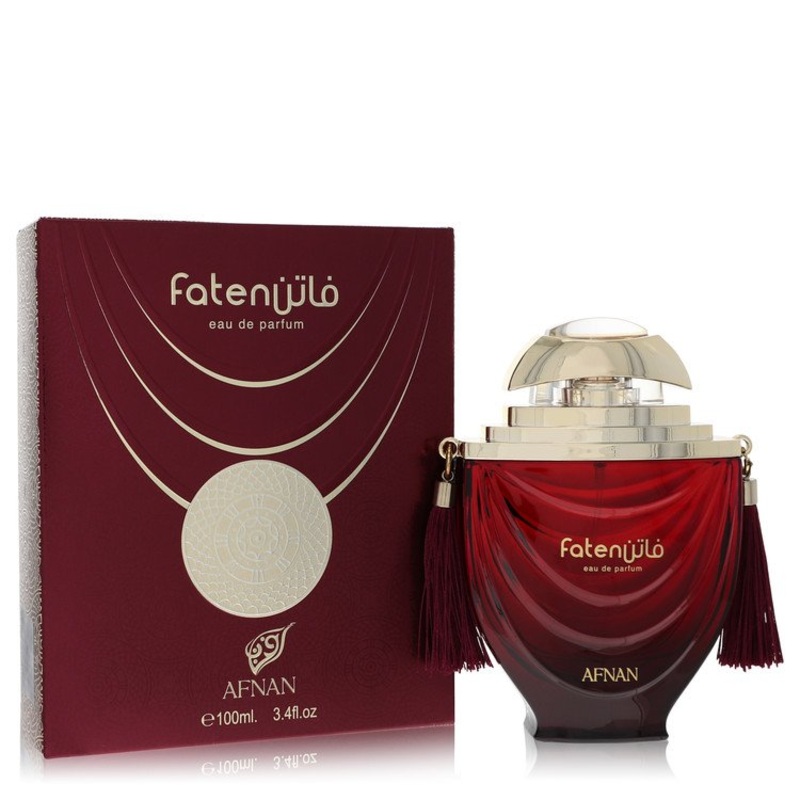 Afnan Faten Maroon by Afnan Eau De Parfum Spray (Unisex) 3.4 oz for Women - Premium Designer Fragrance