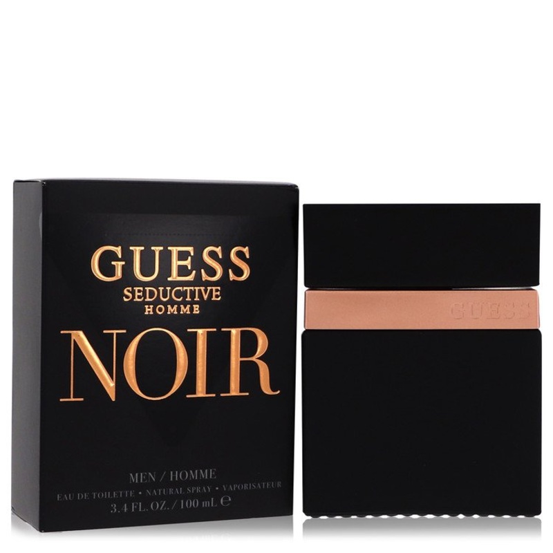 Guess Seductive Homme Noir by Guess Eau De Toilette Spray 3.4 oz for Men - Premium Designer Fragrance