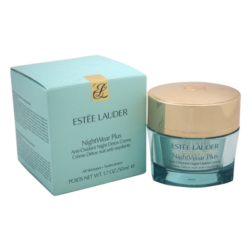 NightWear Plus Anti-Oxidant Night Detox Creme - All Skin Types by Estee Lauder for Women - 1.7 oz Cream 1.7 oz.
