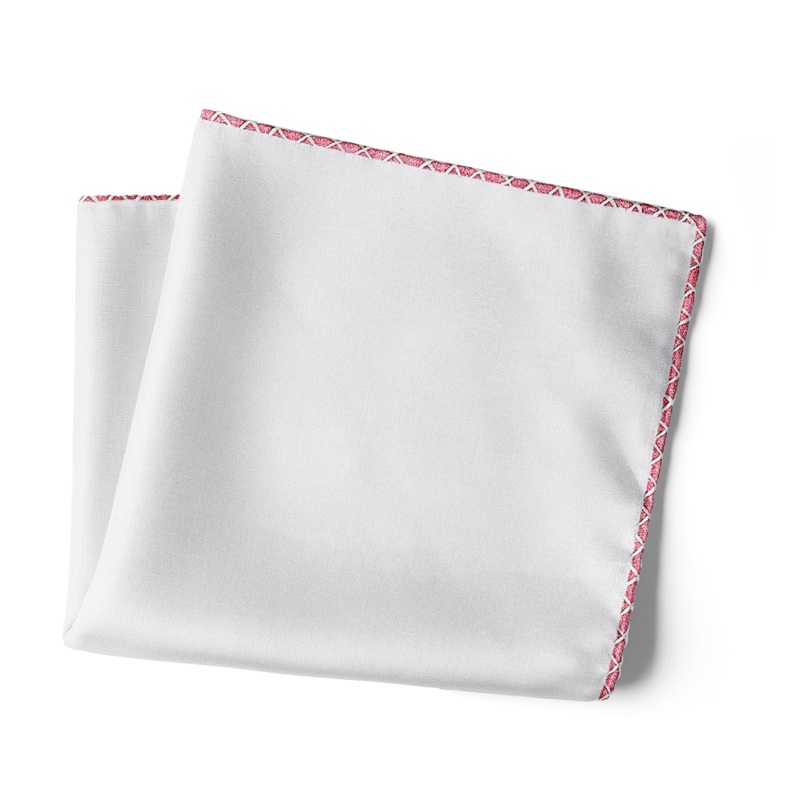 Boundaries (Pink) - Pocket Square