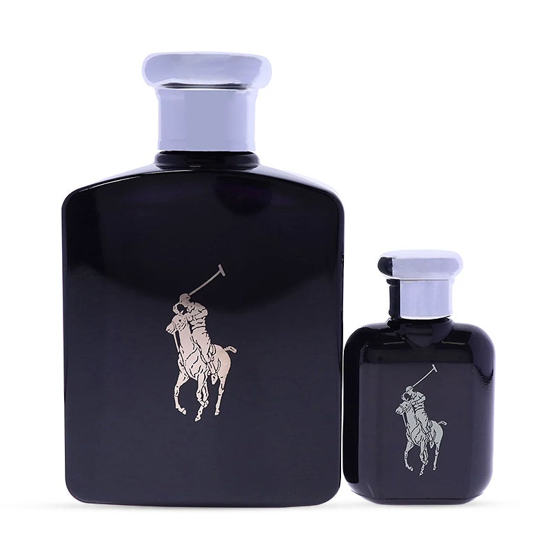Polo Black EDT 2 Piece Set 4.0 oz + 0.5 oz Vial