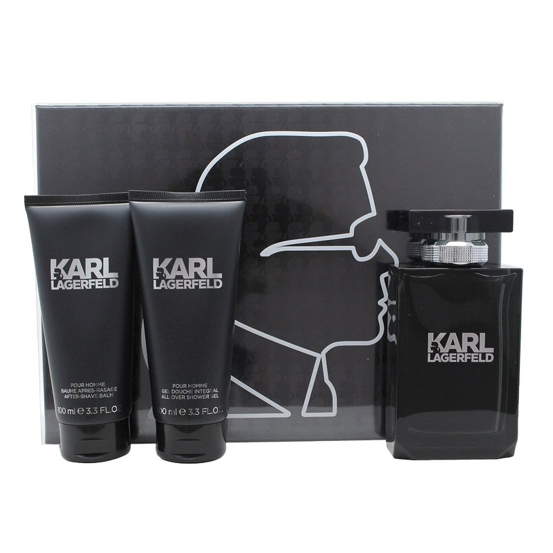 Karl Lagerfeld Pour Homme 100ml EDT 3pc Gift Set (M) SP