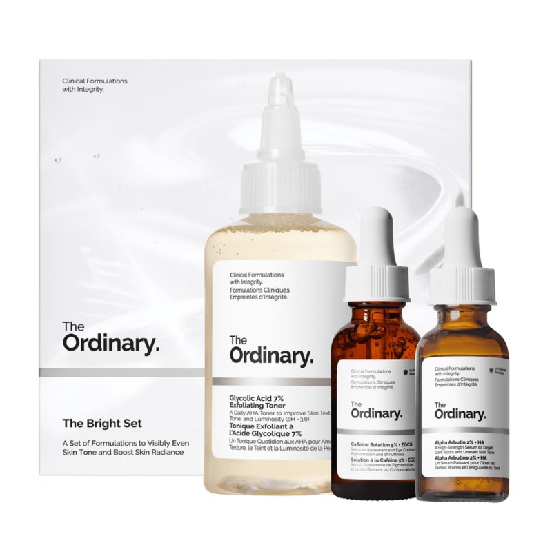 The Ordinary The Bright Skincare Gift Set (Worth 26.60)