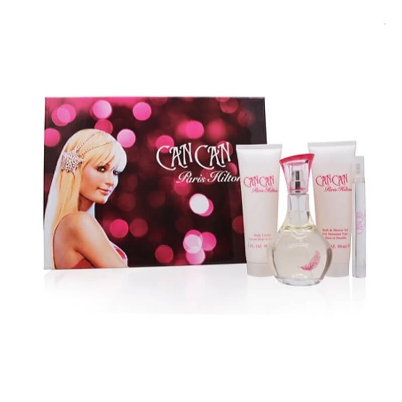 Paris Hilton Can Can 4pc Set 100ml EDP (L)