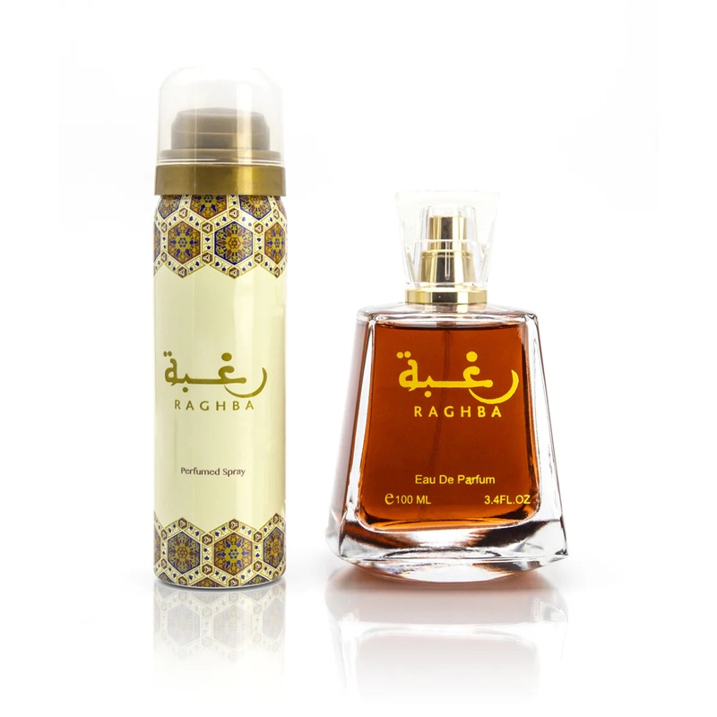 Raghba EDP + Deodorant Spray 3.4 oz