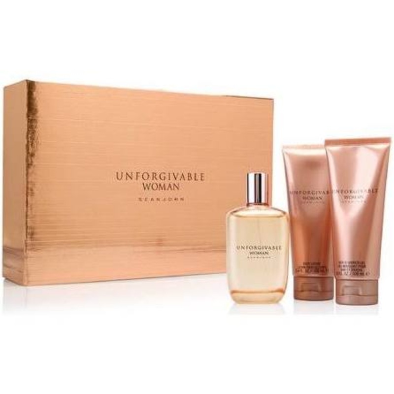 Unforgivable 3 Piece Gift Set For Women 3 Piece Gift Set With 4.2 Oz EDP Spray