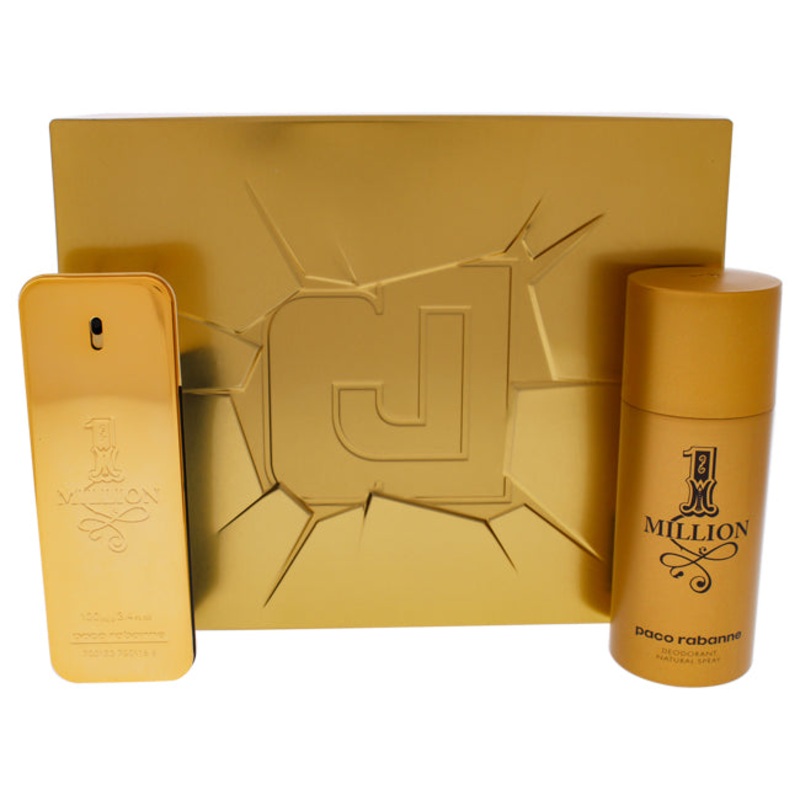 1 Million by Paco Rabanne for Men - 2 Pc Gift Set 3.4 oz.