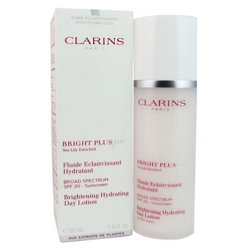 Bright Plus HP Brightening Hydrating Day Lotion SPF 20 by Clarins 1.7 Oz. Lotion For Unisex