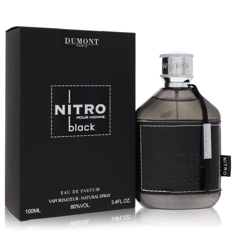 Dumont Nitro Black by Dumont Paris For Men Eau De Parfum Spray 3.4 oz