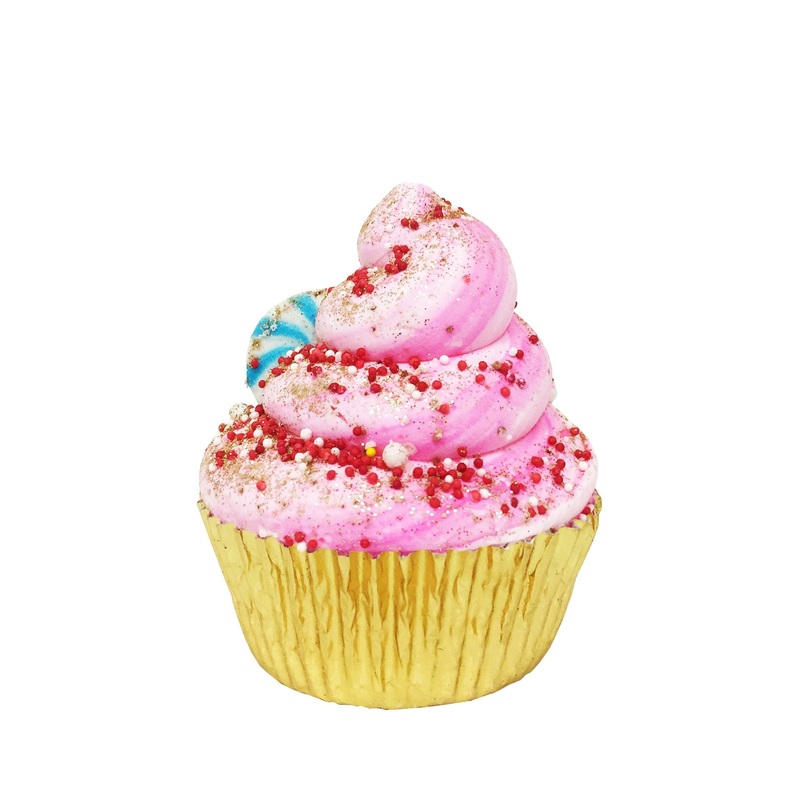 Pink Peppermint Cupcake Bath Bombs Limited Edition