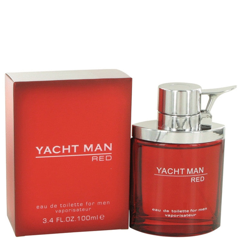 Yacht Man Red by Myrurgia For Men Eau De Toilette Spray 3.4 oz