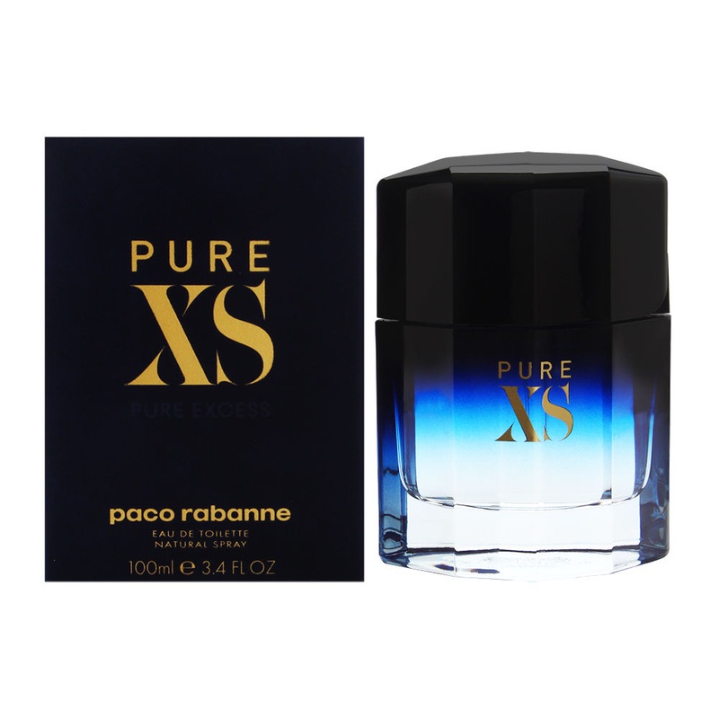 Pure XS by Paco Rabanne for Men 3.4 oz Eau de Toilette Spray