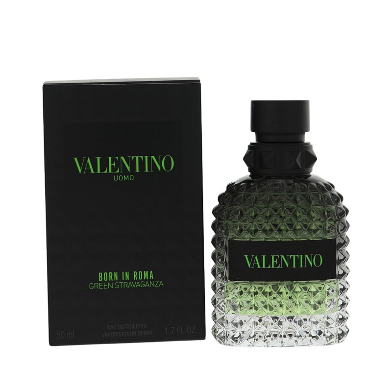 Born In Roma Green Stravaganza By Valentino Cologne 1.7 Oz Edt Spray For Men - Box