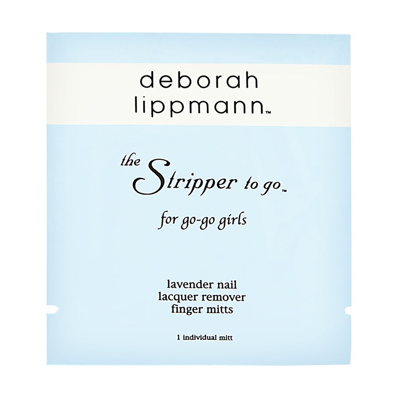 Deborah Lippmann The Stripper to Go for Go-Go Girls Lavender Nail Lacquer Remover Finger Mitts 1 Individual Mitt