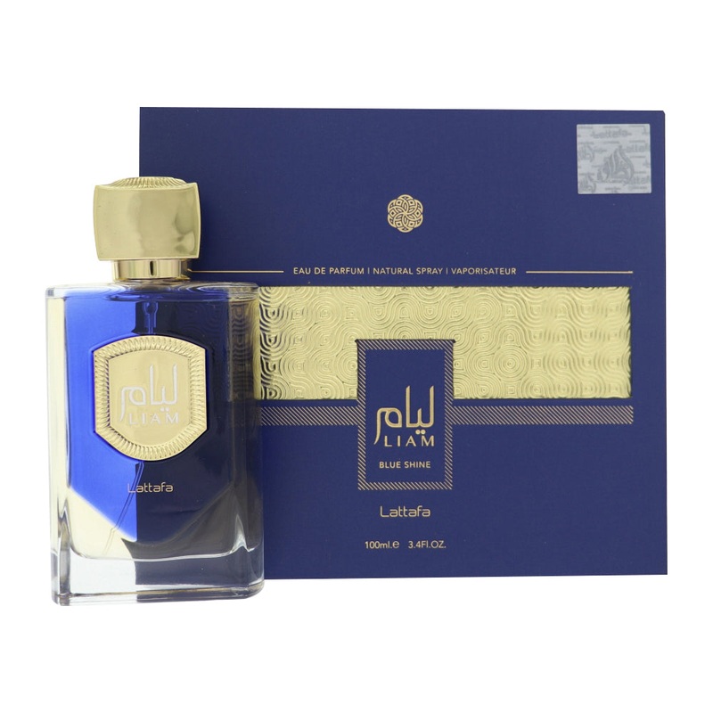 Lattafa Liam Blue Shine EDP Spray 3.4 Oz Perfume by Lattafa for Women