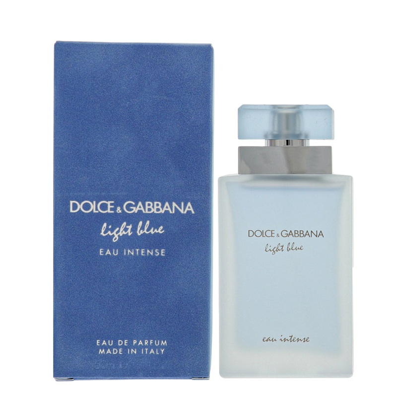 D & G Light Blue Eau Intense By Dolce & Gabbana Perfume 1.7 Oz Edp Spray For Women - Box