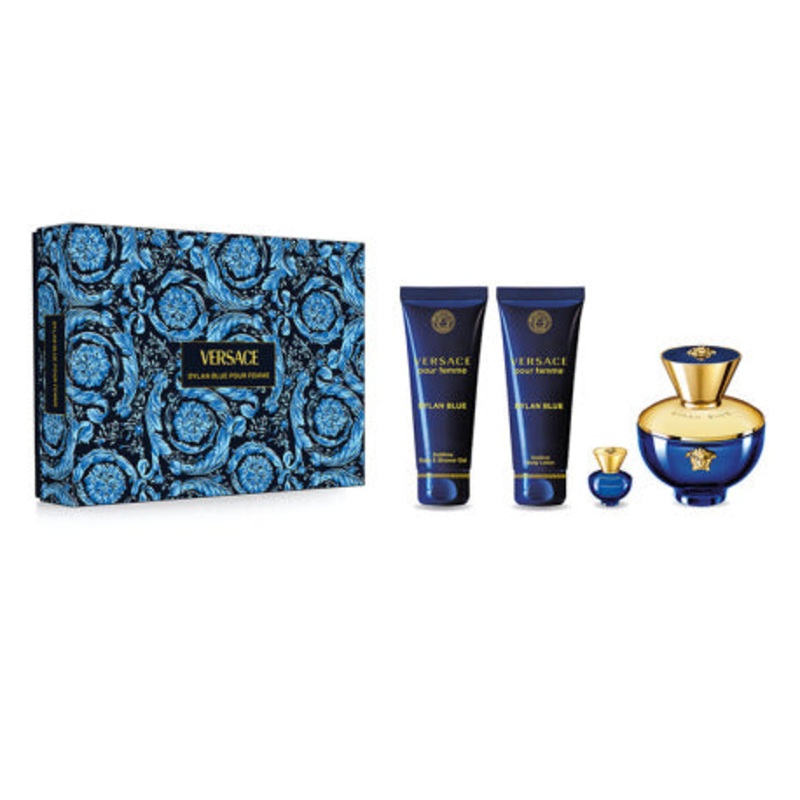 Dylan Blue Pour Femme EDP (4PC) 100ml EDP + 100ml B.L. + 100ml S.G. + 5ml EDP