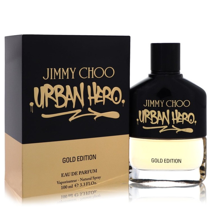 Jimmy Choo Urban Hero Gold Edition Eau De Parfum Spray 3.3 Oz by Jimmy Choo for Men