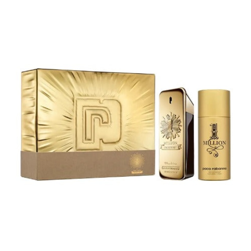 Paco Rabanne One Million Parfum 100ml 2Pc Gift Set For Men