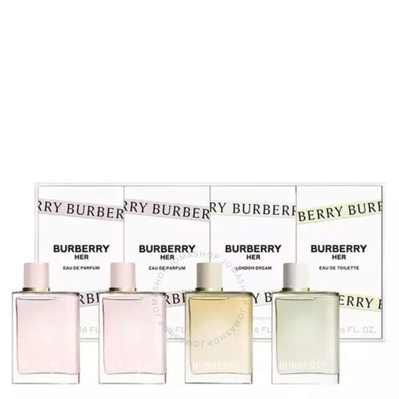 Burberry Her 4 Piece Mini Gift Set 4 Piece Mini Gift Set With 0.16 Oz Mini's